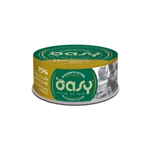 Консерви для котів OASY Wet More Love з куркою та сочевицею 70 г (8053017349824) зображення 1