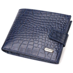 Гаманець Canpellini З натуральної шкіри Синій (21889) зображення 1