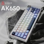 Клавіатура Ajazz AK650 Sea Salt Switch USB UA White/Blue (AK650-SS-BWB) - уменьшенное изображение 6