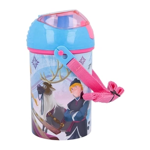 Поїльник-непроливайка Stor Disney - Frozen Iridescent Aqua, Pop Up Canteen 450 ml (Stor-17969) зображення 1