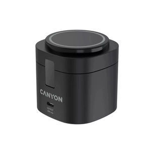 Зарядний пристрій Canyon 4-in-1 wireless charging stand 30W + charger 65W + cable 1.0m black (CNS-WCS405B) зображення 1