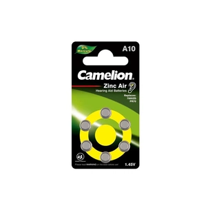 Батарейка Camelion А10 / PR70 Zinc-Air * 6 (А10-BP6) зображення 1