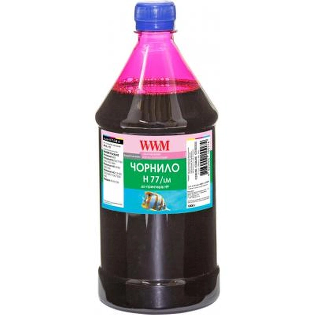 Чернила WWM HP №177/85 1000г Light Magenta (H77/LM-4) - изображение 1