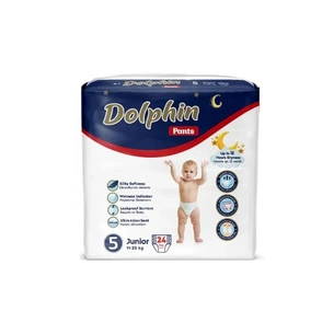 Підгузки Dolphin Dolphin 5 junior 11-25 кг 24 шт (8680131207244) зображення 1