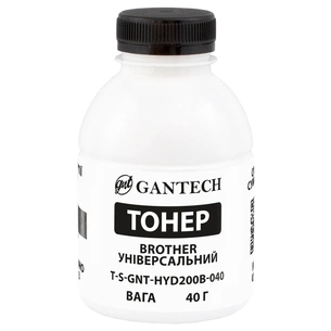 Тонер Brother Universal bottle, 40g Gantech (TSM-HYD200B-040) изображение 1
