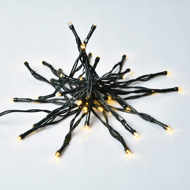 Гирлянда YES! Fun Уличная 41 LED Тепло-белая 2.8 м Статичная Таймер На батарейках (975061) - изображение 1