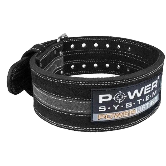 Атлетичний пояс Power System Power Lifting PS-3800 Black/Grey Line XL (PS-3800_XL_Black_Grey) - зображення 1