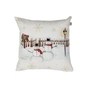 Наволочка Прованс гобеленова з велюром Святковий дім 45х45см Сніговики (4823093450318) - зменшене зображення 1