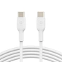 Дата кабель USB-С - USB-С, PVC, 1m, white Belkin (CAB003BT1MWH) - зменшене зображення 1