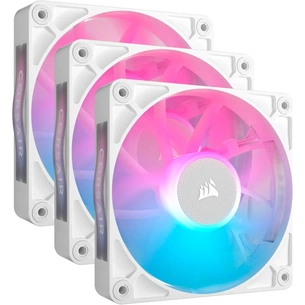 Кулер до корпусу Corsair iCUE Link RX120 RGB PWM White Triple Pack (CO-9051022-WW) зображення 1