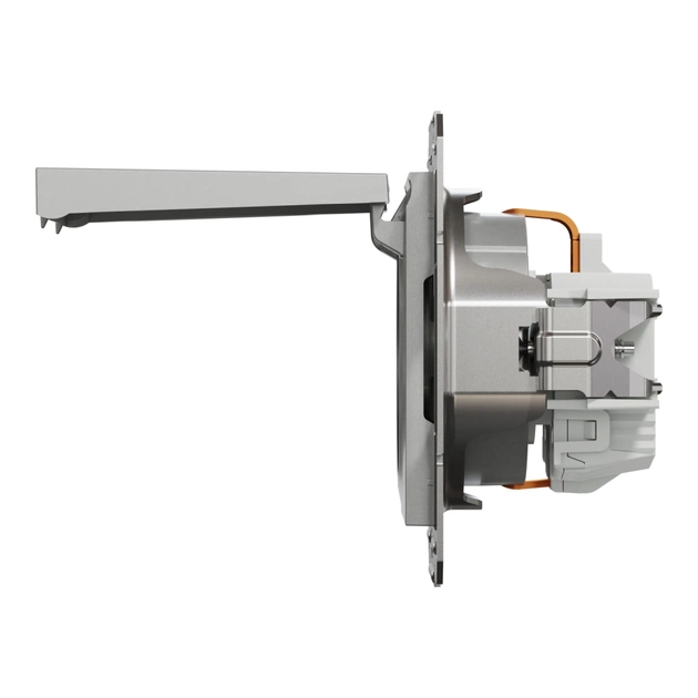 Розетка Schneider Electric ASFORA з кришкою, алюміній (EPH3100161) - зображення 4