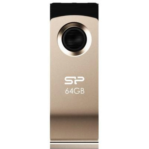 USB флеш накопичувач Silicon Power 64Gb Touch 825 Champagne USB 2.0 (SP064GBUF2825V1C) - изображение 1