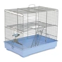 Клітка для гризунів Природа "Міккі" 37x25x30 см з драбинкою хром/світло-блакитна (4823082415144) - preview 1
