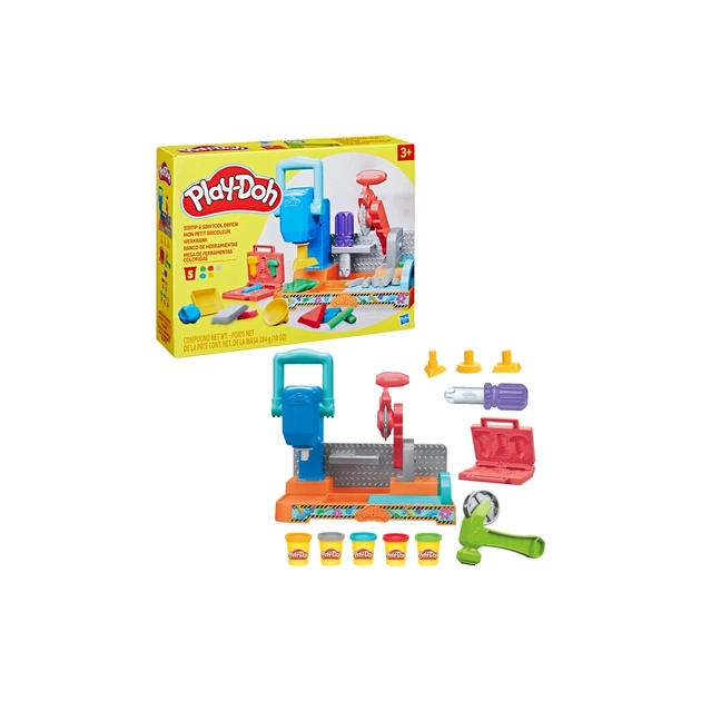 Набор для творчества Hasbro Play-Doh Верстак для штампування та розпилювання (F9141) - изображение 1