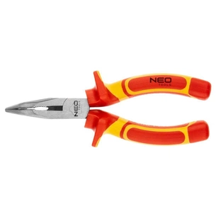 Плоскогубці Neo Tools вигнуті 160 мм, 1000 В, CrV, поліровані (01-227) зображення 1