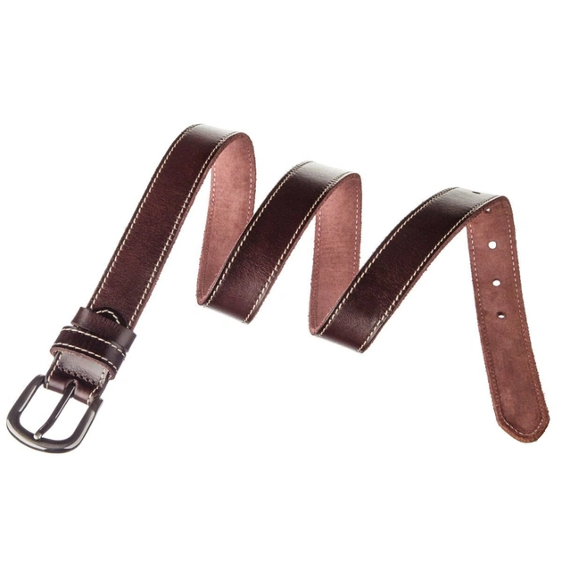 Ремінь Vintage Унісекс Темно-коричневий (20125) - зображення 9