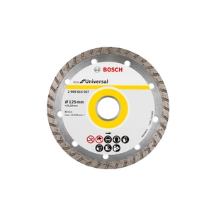 Круг відрізний Bosch ECO Universal Turbo 125-22.23 (2.608.615.037) зображення 1