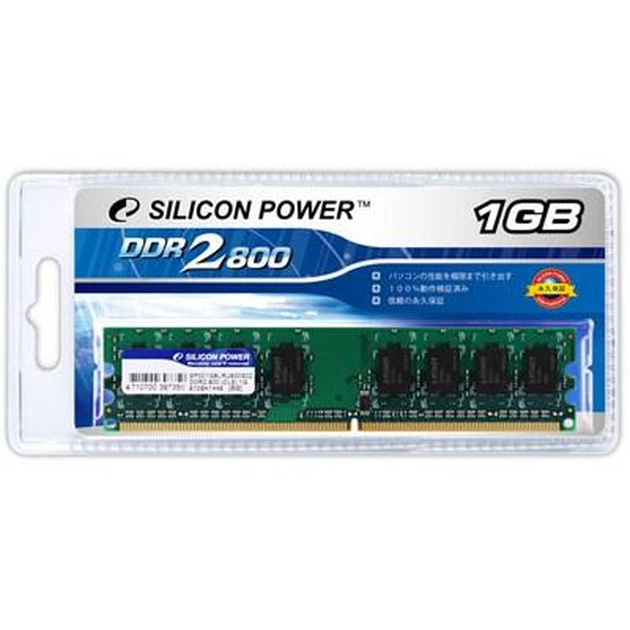 Модуль пам'яті для комп'ютера DDR2 1GB 800 MHz Silicon Power (SP001GBLRU800S02) - изображение 1
