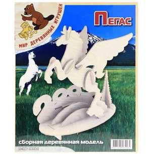 Збірна модель Мир деревянных игрушек Пегас (П106) зображення 1
