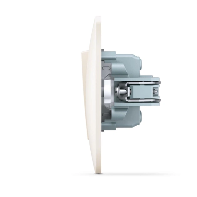 Перемикач Videx BINERA 1кл прохідний кремовий (VF-BNSW1P-CR) - зображення 3