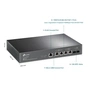 Комутатор мережевий TP-Link TL-SX3206HPP 2xSFP+ (10GE) 4x10GE LAN console+microUSB L2 JetStream 19" 1U (TL-SX3206HPP) - зменшене зображення 4