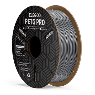 Пластик для 3D-принтера ELEGOO PETG PRO 1кг, 1.75мм, silver (50.203.0207) зображення 1