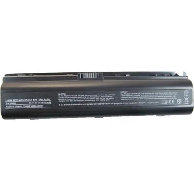 Акумулятор до ноутбука AlSoft HP Pavilion DV2000 5200mAh 6cell 10.8V Li-ion (A41059) - изображение 1