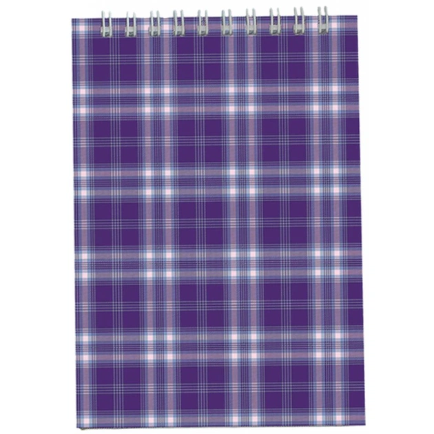 Блокнот Buromax spiral top, А5, 48sheets, square, violet (BM.2470-07) - зображення 1
