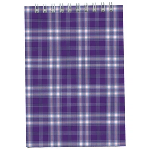 Блокнот Buromax spiral top, А5, 48sheets, square, violet (BM.2470-07) зображення 1