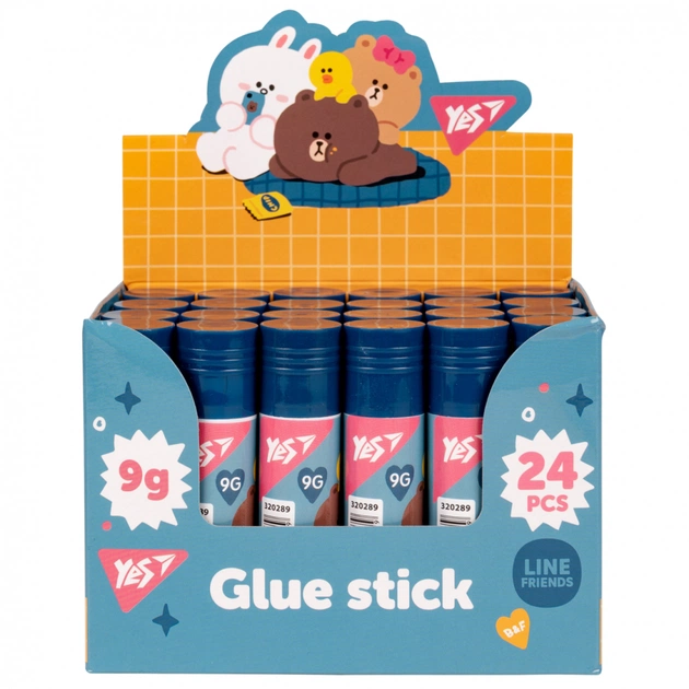 Клей Yes олівець PVA Line friends 9г (320289) - picture 2