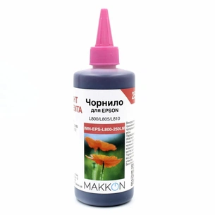 Чорнило Makkon для Epson L800/L805/L810/ 250 мл light magenta (IMN-EPS-L800-250LM) зображення 1