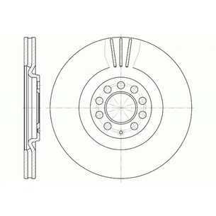 Гальмівний диск REMSA 6597.10 зображення 1