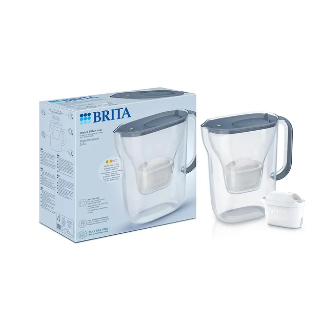Фільтр-глечик Brita Style Essential MXPro 2.4л з картриджем сіро-блакитний (1058042) - picture 11