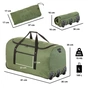 Сумка дорожная TravelZ на колесах Wheelbag 100 Green (603095) (930793) - уменьшенное изображение 5