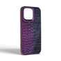 Чохол до мобільного телефона Harder Glamorous Croco Apple iPhone 14 Pro Max Dark Purple (ARM76775) - зменшене зображення 2