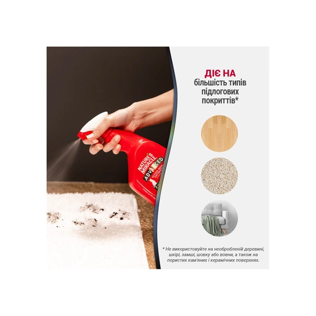 Спрей для тварин 8in1 Nature's Miracle для усунення плям та запахів від котів з ароматом лимону 946 мл (18065969934) - picture 5