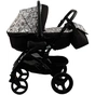 Коляска Cam 2 в 1 Dinamico Up Smart чорно-біле графіті (897010/782) - зменшене зображення 2