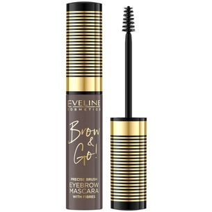 Туш для брів Eveline Cosmetics Brow & Go! 04 - Ash Brown 6 мл (5903416020691) зображення 1