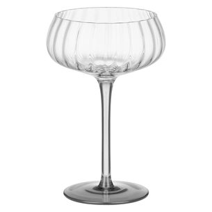 Набір келихів Ardesto Black Mars Orion 200мл, 2шт, скло, прозоро-cірий (AR2620TG) зображення 1