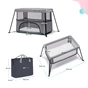 Ліжечко Kinderkraft манеж 2 в 1 Movi Grey (5902533918447) - зменшене зображення 7