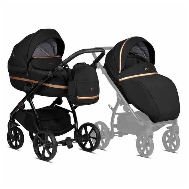 Коляска TUTIS 2 в 1 Uno+ BLACK EDITION Copper (1072199) - изображение 1