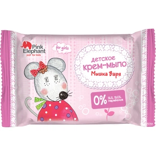 Дитяче мило Pink Elephant крем Ведмедик Варя 90 г (8588006037470) зображення 1