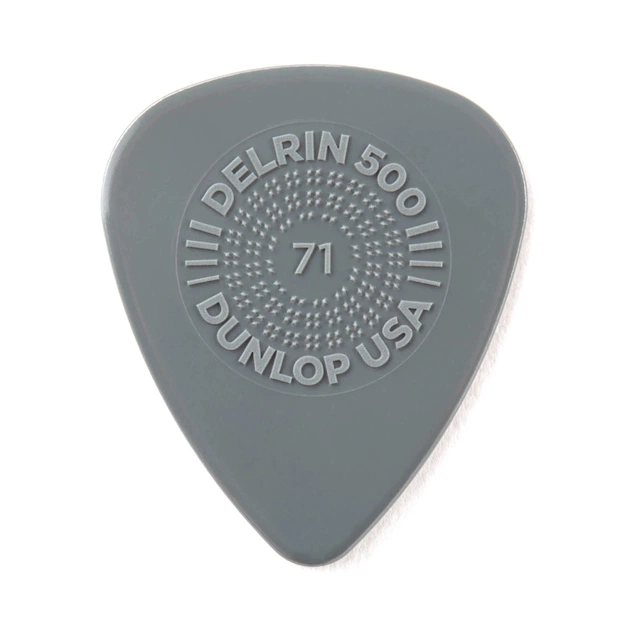 Медіатор Jim Dunlop Prime Grip Delrin 500 Pick .71mm 12 шт. (450P.71) - зображення 1