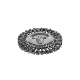 Щітка для електроінструменту Sigma дротяна дископодібна 125мм М14x2мм сталева кручена 9021121 (9021121) зображення 1