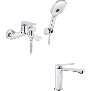 Душовий гарнітур Kroner Makon-C060 + змішувач Makon-C010 (CVS30157) зображення 1