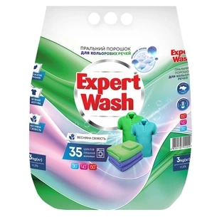 Стиральный порошок Expert Wash Для цветных вещей Весенняя свежесть 3 кг (4820197122844) изображение 1