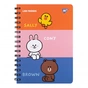 Блокнот Yes Line Friends А5 80 листов двойная спираль с резинкой Линия (151770) - уменьшенное изображение 1