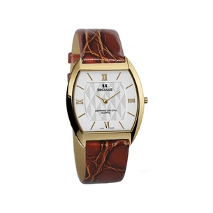 Наручний годинник Seculus 1613.1.106 white, pvd, brown leather зображення 1
