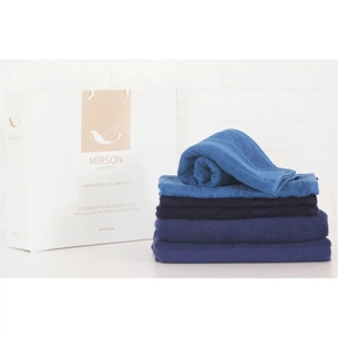 Рушник MirSon набір банних №5098 Elite SoftNes Graceful 50х90 6 шт (2200003525250) зображення 1