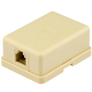 Телефонна розетка RJ12x1 UTP, 6P4C Ritar (06298) зображення 1